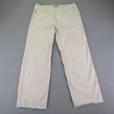 Vintage Knickerbocker Pants Mens 34x29 Khaki Tan Button Fly Chino Trousers ^ picture