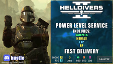 Helldivers 2 - ✅ EXP POWER LEVEL 1-150 ✅ INCLUDES MAX SAMPLES ✅ PC/PS5 picture