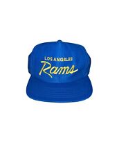 Vintage Los Angeles Rams Script Snapback Hat Cap  picture