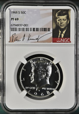 1968 S Kennedy Half Dollar NGC PF69 picture