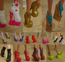 10pairs/lot Colorful Doll Accessory Shoes For Monster Demon Doll Boots High-heel picture