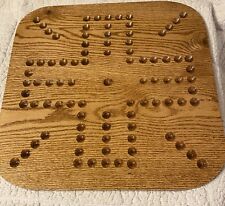 SOLID WEATHERED OAK WOOD AGGRAVATION GAME BOARD (WOH-4) **HEAVY DUTY** picture