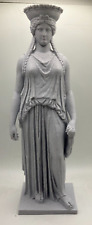 GREEK SCULPTURE CARYATID 9.8 INCH/250 MM, MUSEUM REPRODUCTION picture