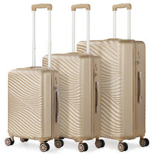Set of 3 Hardshell Trolley Suitcase Travel Luggage Set Lightweight 20/24/28