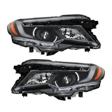 2PCS Headlight Assembly For 16-18 Honda Pilot 17-20 Ridgeline Halogen W/LED DRL picture