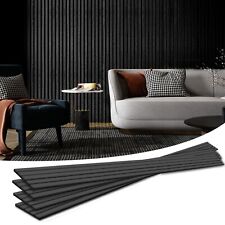 Art3d 4-Piece Wood Slat Acoustic Panels，3D Textured Panel for Ceiling and Wall picture