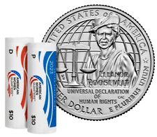 2023 P&D Eleanor Roosevelt American Women Quarters 2 Rolls. Mint Uncirculated  picture