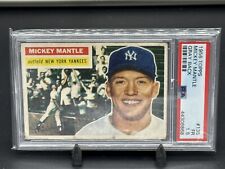 1956 Topps MICKEY MANTLE #135  Gray Back - PSA 1.5- Nice Centering picture