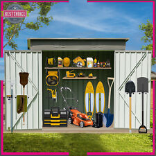 6X4 FT Outdoor Heavy Duty Storage Shed Large Tool Sheds Storage House US picture