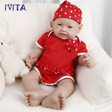 IVITA 20in Silicone Reborn Baby Girl Newborn Floppy Silicone Doll Gift picture