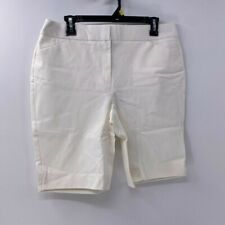 𝅺Chico's Women's Secret Stretch Shorts US 8 Alabaster NWT picture