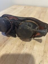 **ANTIQUE Early Masonic Fraternal Lodge Induction Hoodwink Goggles** picture