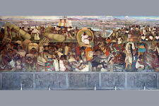 Poster, Many Sizes; Diego Rivera's mural depicting the Aztec market of Tlatelolc picture