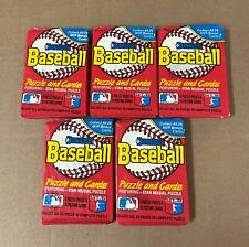 5 Unopened 1988 Donruss Baseball Wax Packs Sealed New Lot 15 Cards Per Pack MLB picture