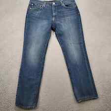 Vintage Levi's Jeans Mens 38x32 Blue Denim Slim Fit Lot 511 Big E Distressed picture