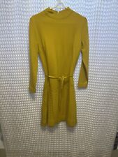 Vintage 60's/70's Saul Villa Galerie Virgin Wool knit Designer Dress.Size 10 picture