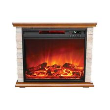 LifeSmart LifePro 1500 Watt Electric Infrared Quartz Fireplace Heater for Ind... picture
