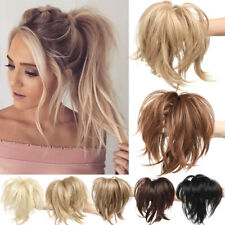 Women Short Clip In Ponytail Pony Tail Hair Extension Claw On Fake Hair Piece US picture