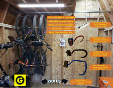 GearBlocks Sliding Bike Storage Rack Unistrut Trolley Hooks picture