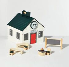 Wood Toy Schoolhouse Set -Hearth & Hand With Magnolia 8 pc Childs Play. New picture