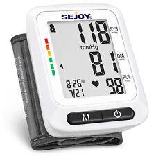 SEJOY Automatic Arm Blood Pressure Monitor Digital Blue Cuff Pulse Heart Machine picture
