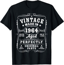 Vintage 60th Birthday Funny 1964 60 Birthday Gift Unisex T-Shirt picture