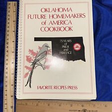 Oklahoma Future Homemakers of America 75 Year Anniversary Cookbook FHA HERO 1984 picture