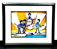 The Beatles Cartoon Model Ltd. Ed. Denni Lu Peter Sander Signed Sericel Print picture