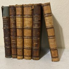 6 Antique 1852 Patrologiae Cursus Completus Incomplete Set Latin 2nd Edition picture