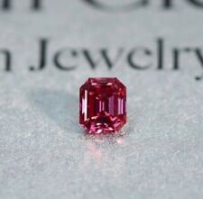 Certified 5 Ct Emerald Cut Natural Pink Diamond Grade Color VVS1/D +1Free Gift picture