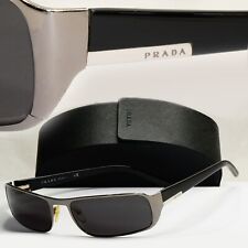 Prada Sunglasses 2006 Vintage Gunmetal Black PR52FS SPR 52F 5AV-1A1 270324 picture