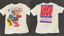 2 Side Vintage David Bowie Glass Spider Tour 1987 T-Shirt All Size picture