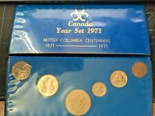CANADA BRITISH COLUMBIA CENTENNIAL SOUVENIR COIN SET (1871-1971)    picture