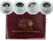 1999 PORTUGAL 4x 200 ESCUDOS SILVER PROOF SET DISCOVERY OF BRAZIL X SERIE RARE picture