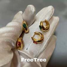 Freetree French Style Drop-Shaped 18K Plated Women's Circle picture
