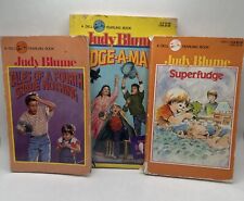 Vintage Judy Blume Small Paperbacks Superfudge Fudge-A-Mania Tales Of A Fourth picture