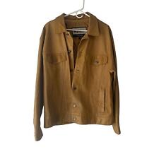 M. Julian Wilsons Vintage 90s Men's Size Large Tan Suede 100% Leather Jacket picture