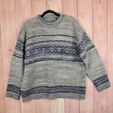 Vintage Structure Urbanwear Sweater Sz XL Pullover Crewneck Wool Blend Nordic  picture