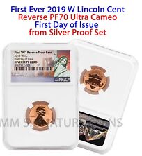 2019 W Lincoln Cent First Day of Issue NGC Reverse proof PF 70 RD FDOI penny picture
