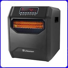 LifeSmart LifePro 1500W 6 Element Infrared Large Room Space Heater w/ Remote picture