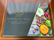 Wolfgang Puck 10 Piece Nonstick Cutlery Knife Set With Protective Sheaths, NEW picture