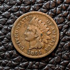 (ITM-6088) 1864 L Indian Cent ~ Fine Condition ~ COMBINED SHIPPING picture