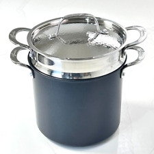 New Lagostina Nera Hard Anodized Nonstick 8-qt Pasta Pentola with Lid picture