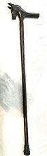 Antique/Vintage  Hand Carved Horse Head Walking Stick Cane 37 inch picture