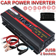 Power Inverter 7000W 6000W 12V 24V dc to 110V ac LCD Dual USB Car Boat RV picture