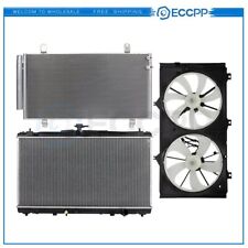 Electric Radiator Condenser Cooling Fan Kit For 2012 2013-2017 Toyota Camry picture