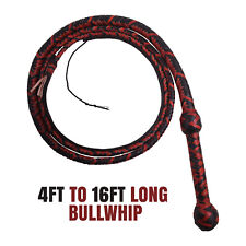 Real Kangaroo Hide Bull Whips for Adults with Belt Holder for Equestrians Sports picture