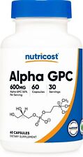Nutricost Alpha GPC 300mg, 60 Vegetarian Capsules - Non-GMO and Gluten Free picture