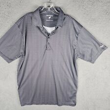 Horn Legend Performance Luxury Short Sleeve Checker Golf Polo Stretch Mens Large picture