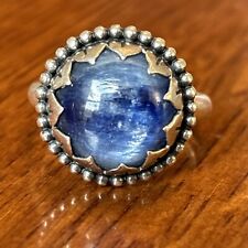 Sajen Blue Kyanite Sterling Silver Ring Size 8.75 Stunning  picture